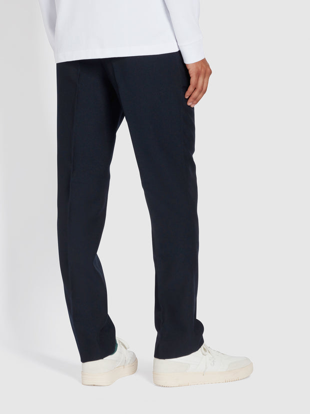 Hopsack Traditional Trousers In Navy