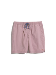 Colbert Regular Fit Plain Swim Shorts In Dark Pink