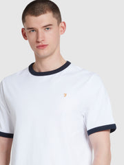 Groves Regular Fit T-Shirt In White