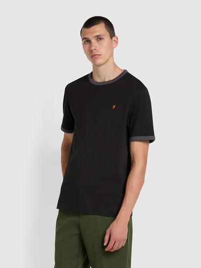Groves Regular Fit T-Shirt In Black