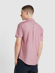 Brewer Short Sleeve Shirt In Clay Red