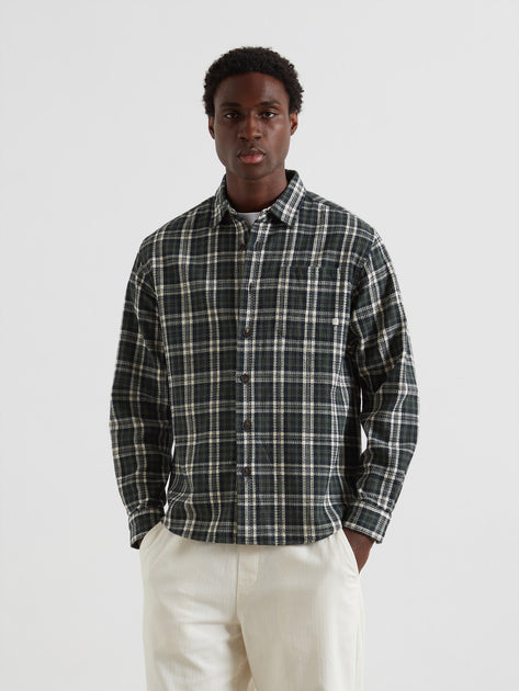 Hardaker Overshirt In Green | Farah® Online