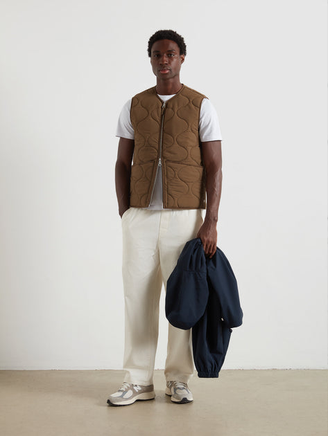 Campbell Gilet In Brown | Farah® Online