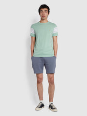 Webber Slim Fit Short Sleeve T-Shirt In Summer Green