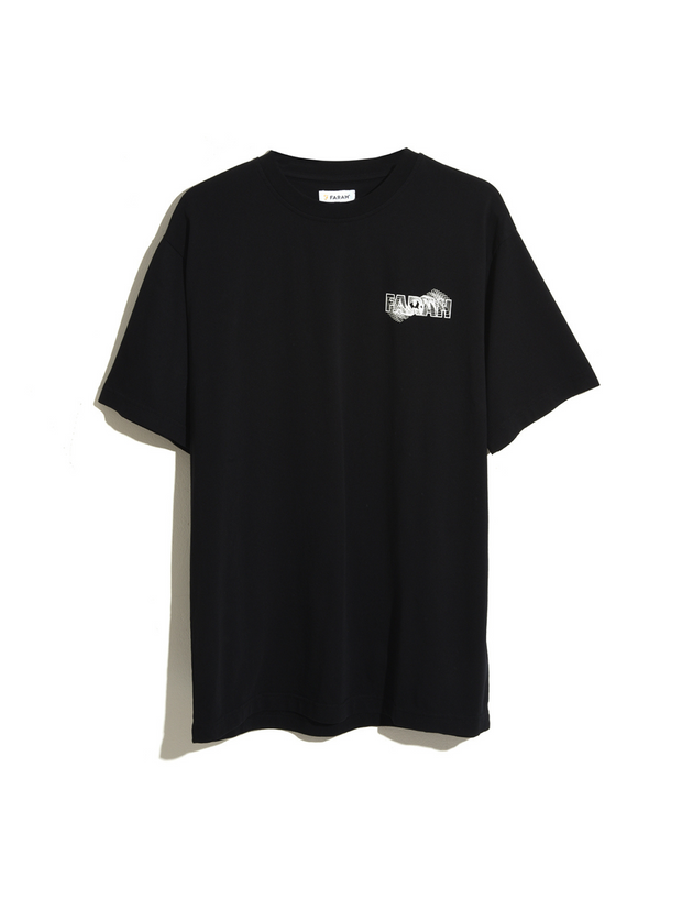 Moore Graphic Print T-Shirt In Black