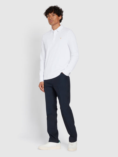 Hopsack Trouser In Navy