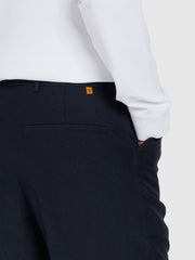 Hopsack Trouser In Navy