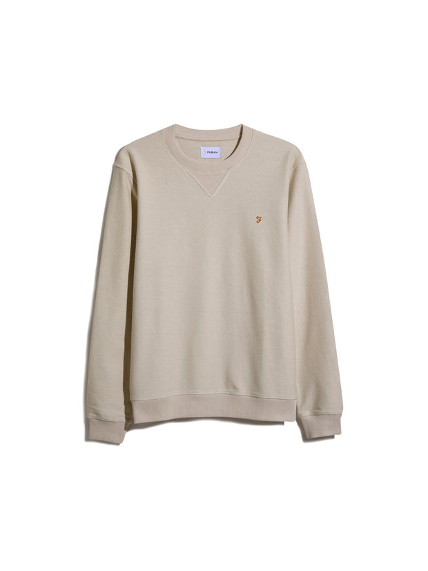 Galli Twill Crew Neck Sweatshirt In Fog