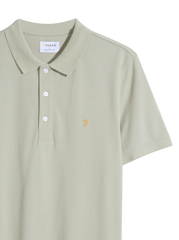 Blanes Organic Cotton Polo Shirt In Balsam