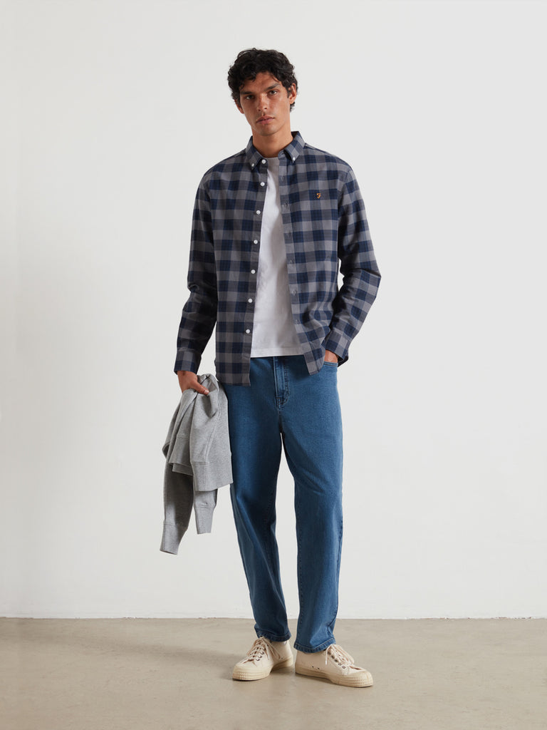 Hawtin Relaxed Tapered Fit Jeans Worn