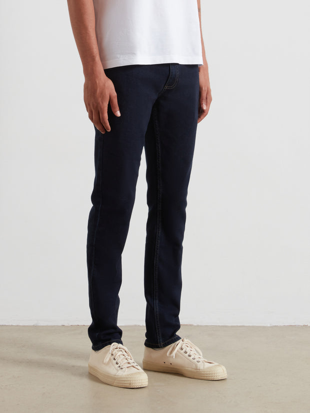Drake Skinny Fit Jeans In Rinse Denim