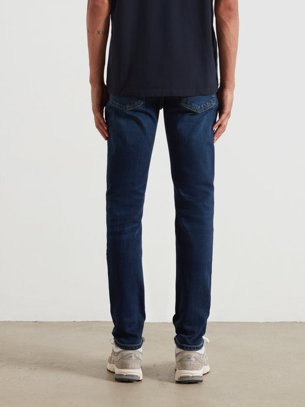 Drake Skinny Fit Jeans (Mid Denim) Back