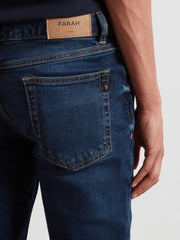 Drake Skinny Fit Jeans (Mid Denim) Detail
