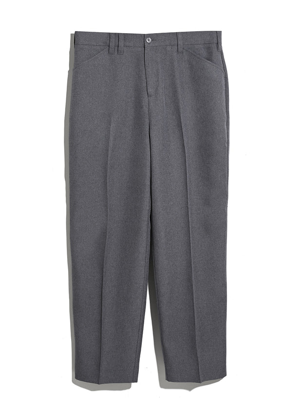 Marty Archive Twill Trousers (Dark Grey) Flat
