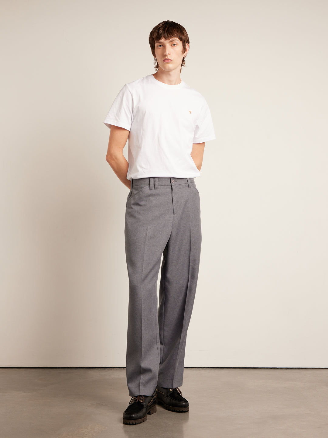 Marty Trousers In Grey | Farah® Online