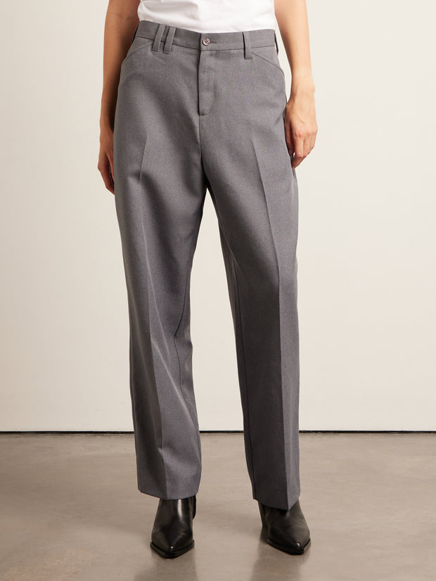 Marty Archive Twill Trousers (Dark Grey) Women's Front