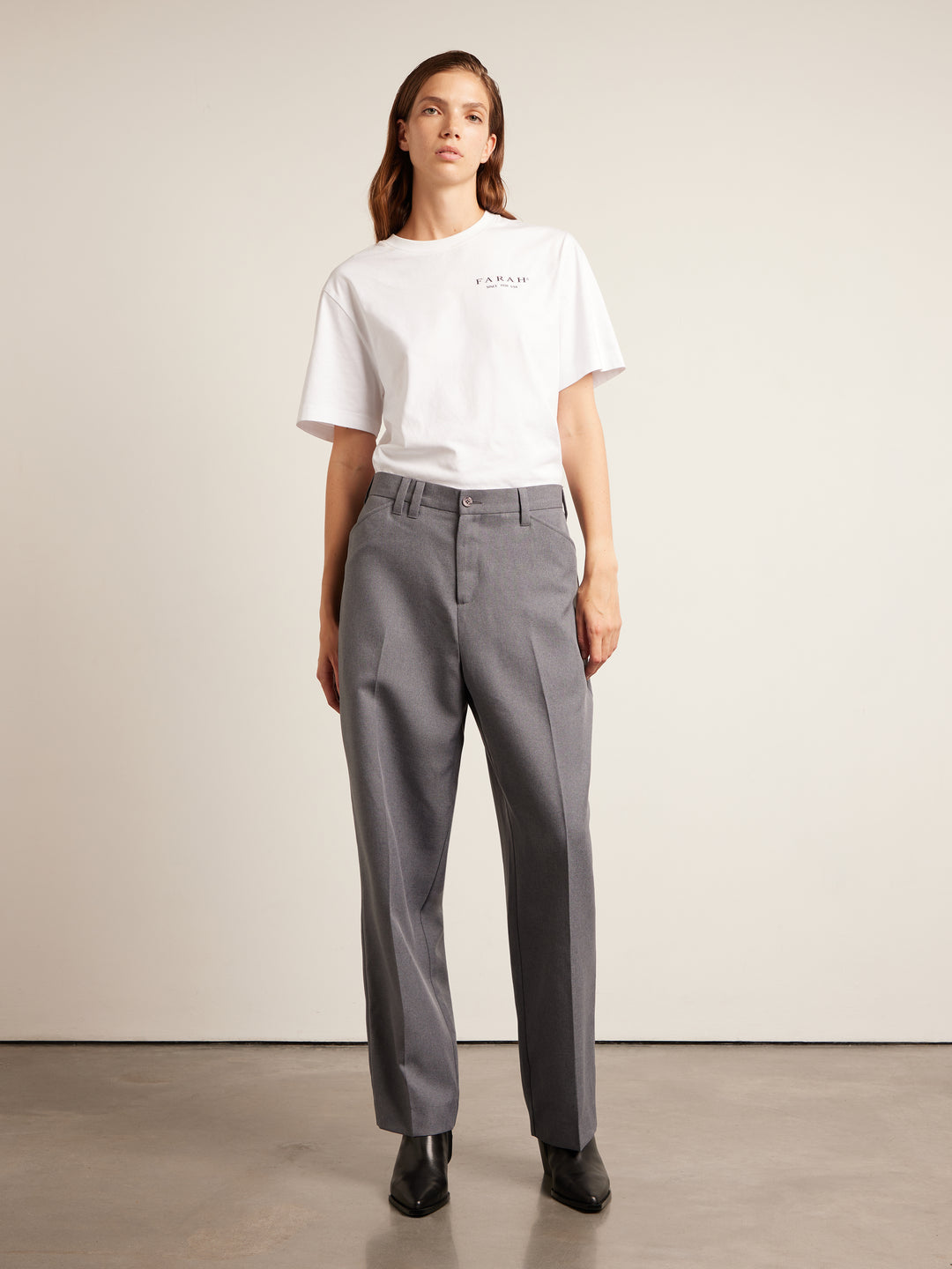 Marty Trousers In Grey | Farah® Online