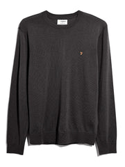 Mullen Merino Wool Sweater (Submarine Grey) Flat