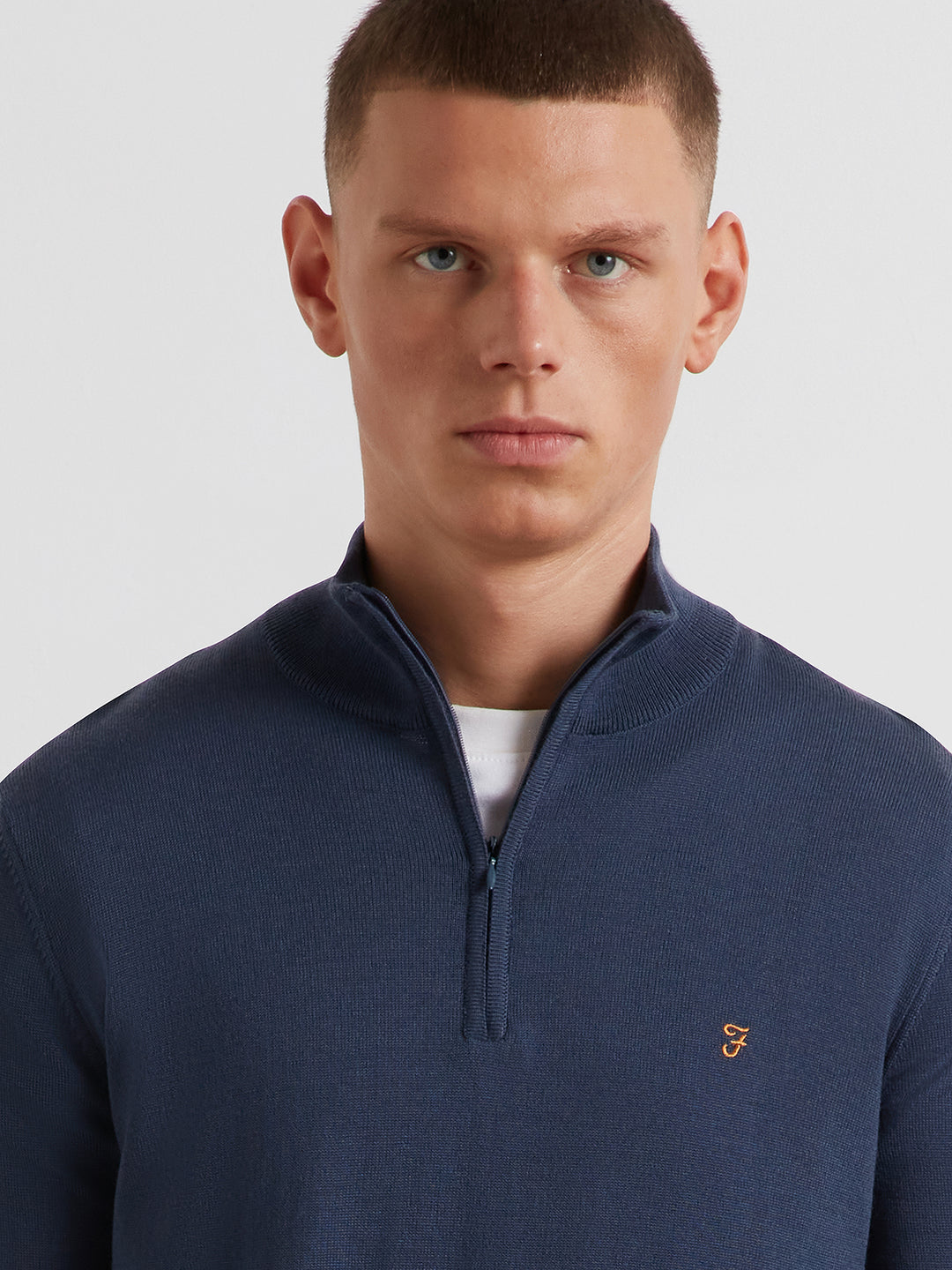Redchurch Jumper In Blue | Farah® Online