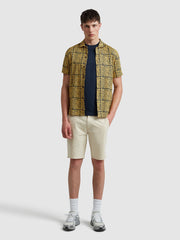 Hawk Fine Twill Shorts In Fog