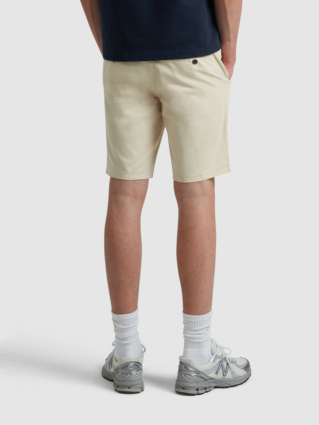 Hawk Fine Twill Shorts In Fog