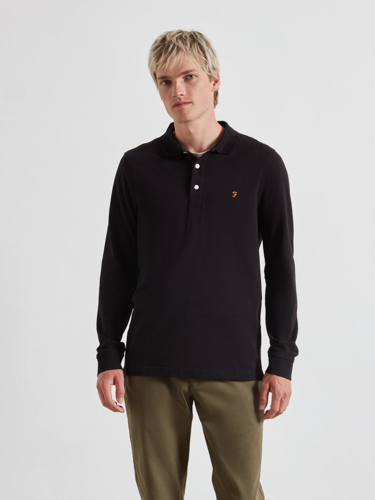 Blanes Long Sleeve Polo Shirt