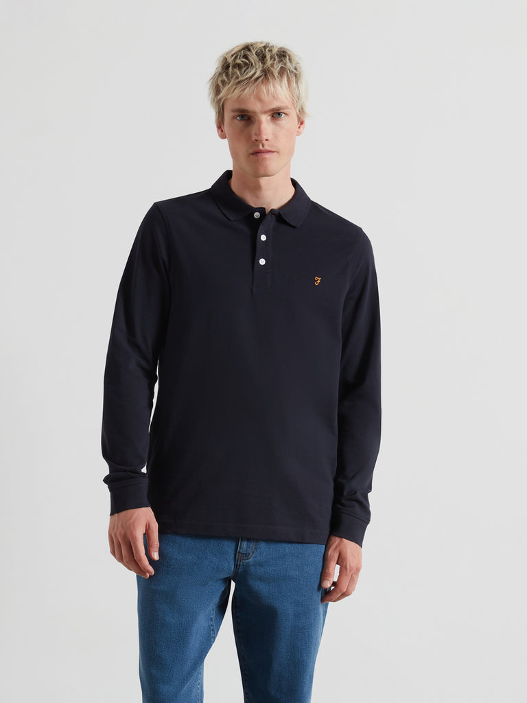 Blanes Long Sleeve Polo Shirt True