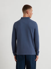 Blanes Long Sleeve Polo Shirt (River Bed) Back