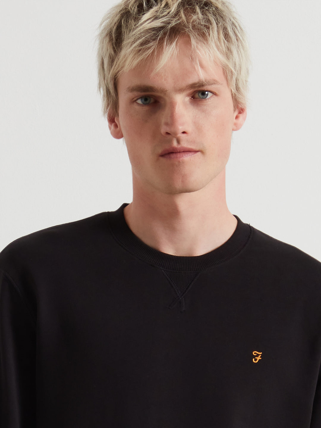 Tim Sweatshirt In Black | Farah® Online