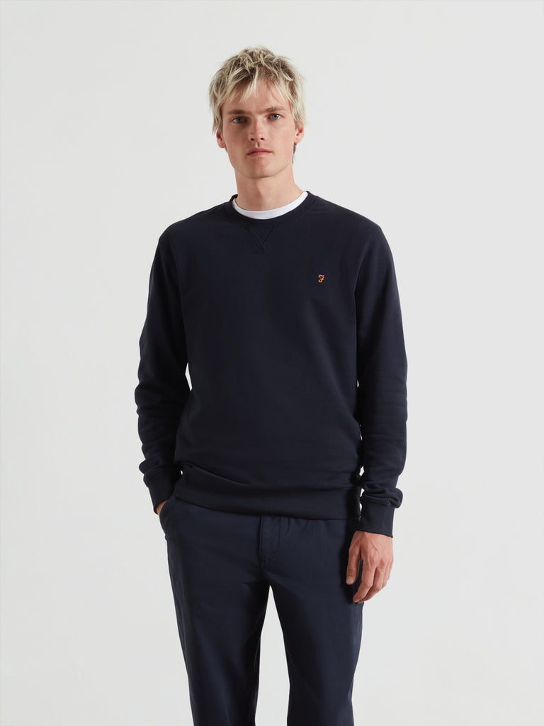 Tim Organic Cotton Crew Neck Sweatshirt True