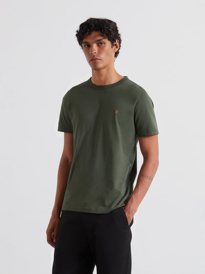Ellis T-Shirt In Archive Olive Green