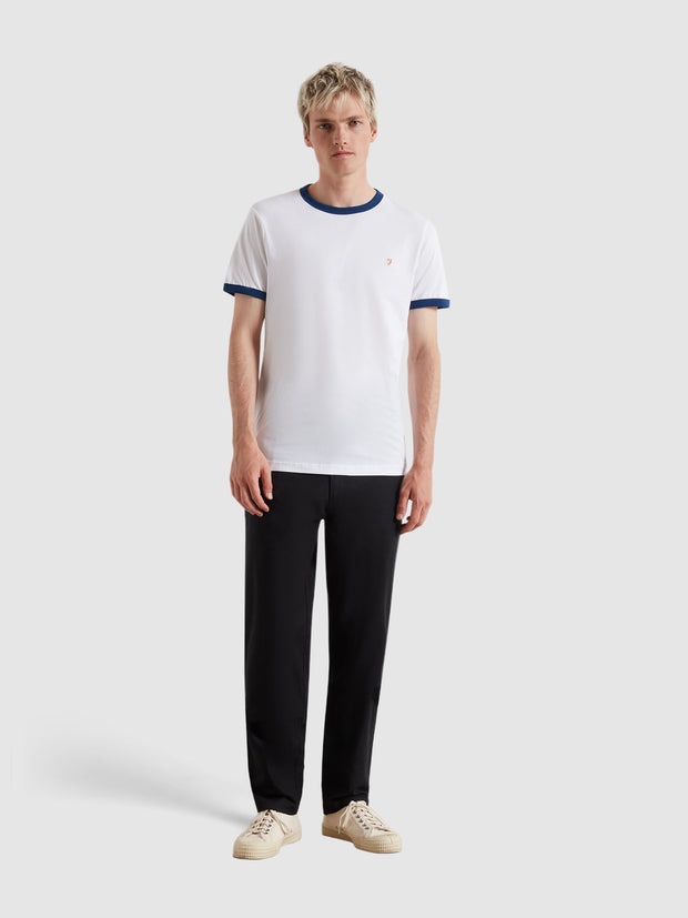 Fox Ringer T-Shirt In White