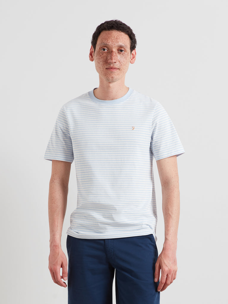 Castle Stripe T Shirt Nickle