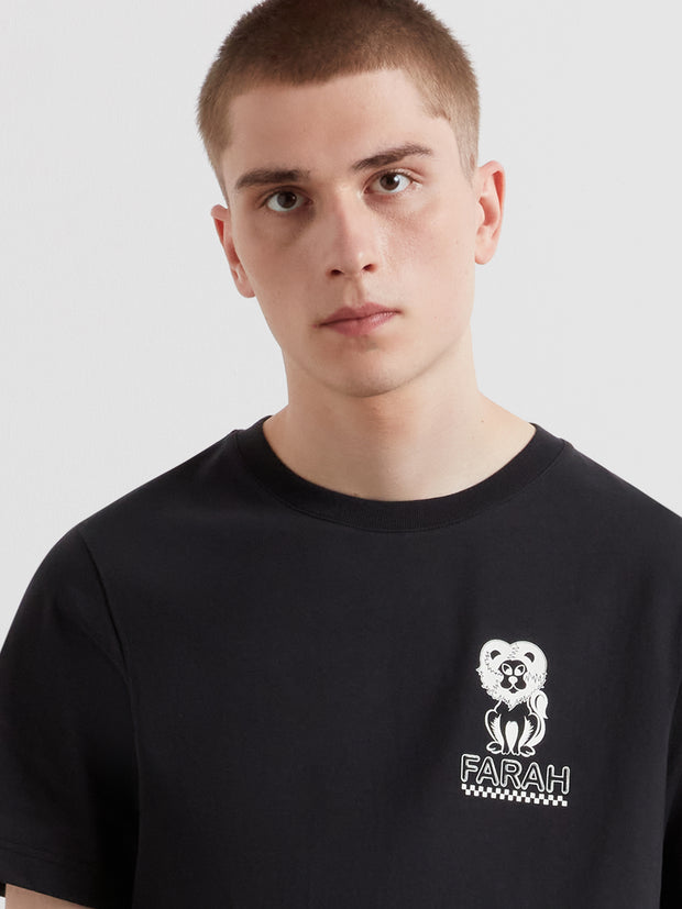 Harker Graphic T-Shirt (Black) Detail