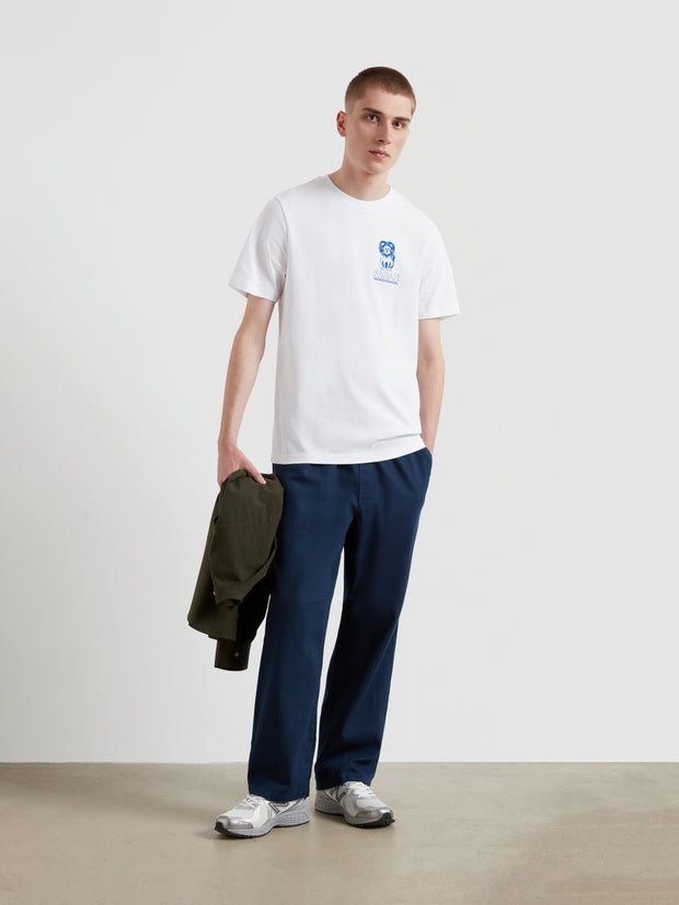 Harker Graphic T-Shirt (White) Styled