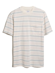 Stacy Striped Pocket T-Shirt In Ecru