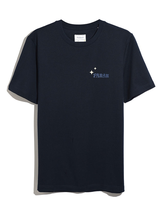 Roderick Graphic T-Shirt (True Navy) Flat