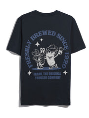 Roderick Graphic T-Shirt (True Navy) Flat Back