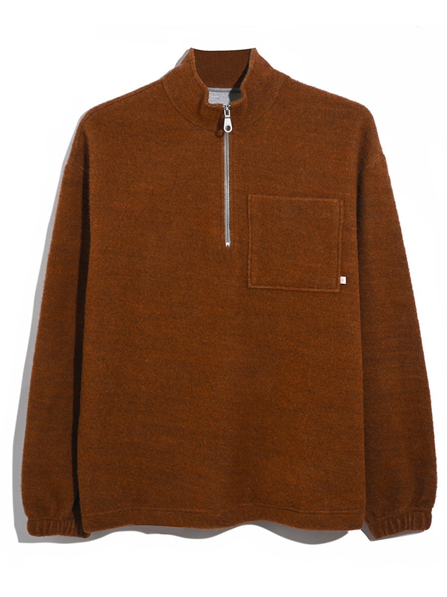 Boxdale Sweatshirt In Orange | Farah® Online
