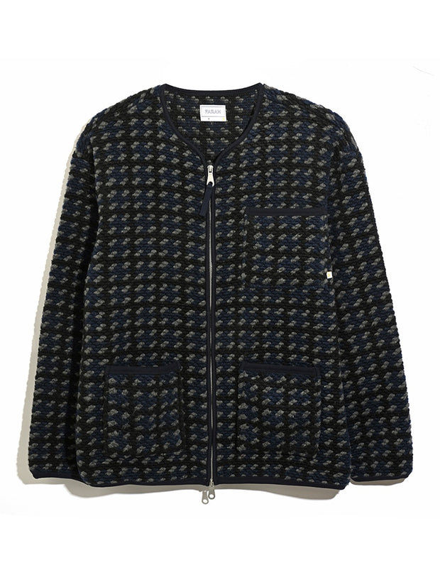 Danby Full Zip Sweatshirt (True Navy) Flat