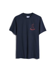 Stockwell Regular Fit Graphic T-Shirt In True Navy