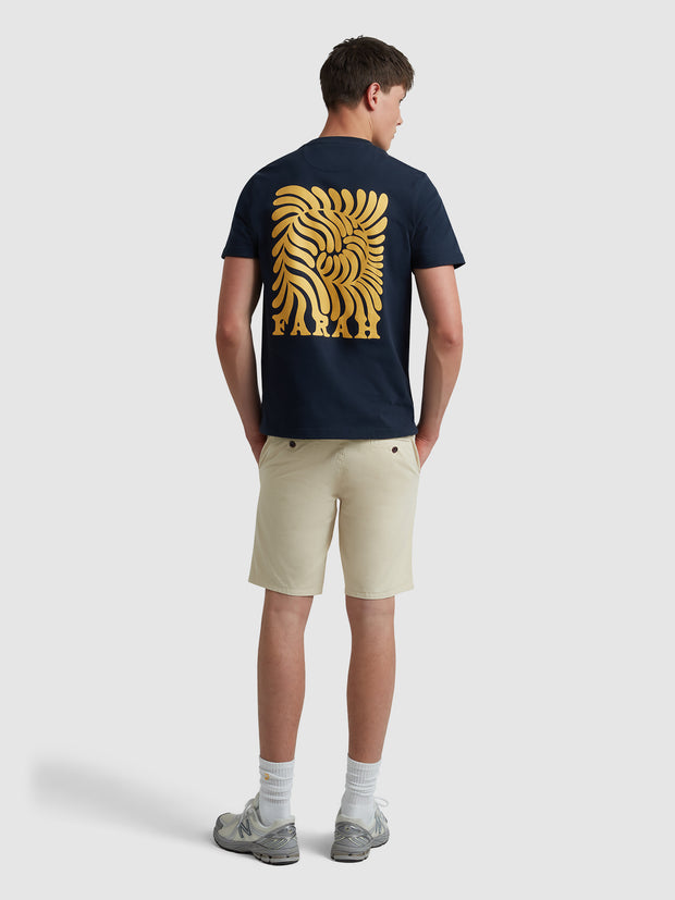 Amesbury Graphic T-Shirt In True Navy
