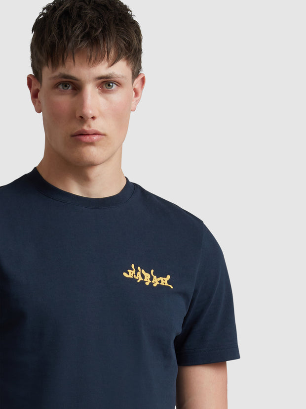 Amesbury Graphic T-Shirt In True Navy