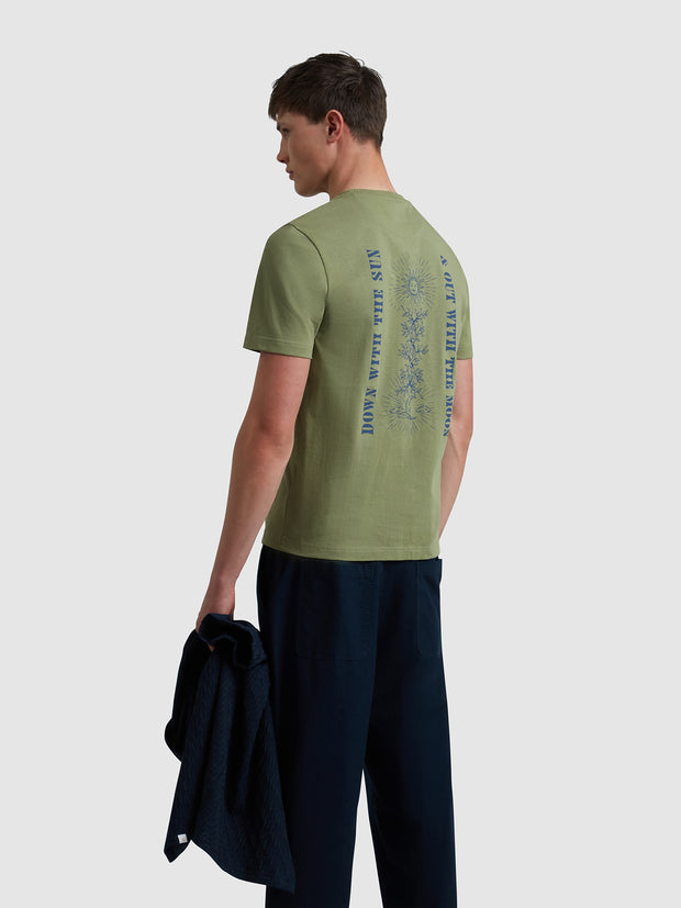 Bulford Graphic T-Shirt In Rocket Green