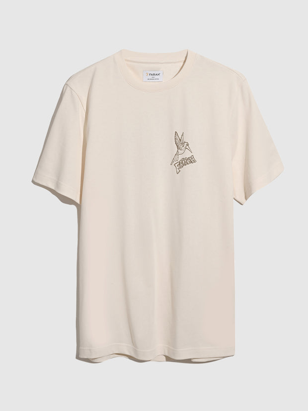 Normanton Graphic T-Shirt In Ecru