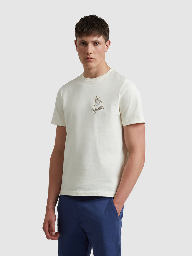 Normanton Graphic T-Shirt In Ecru