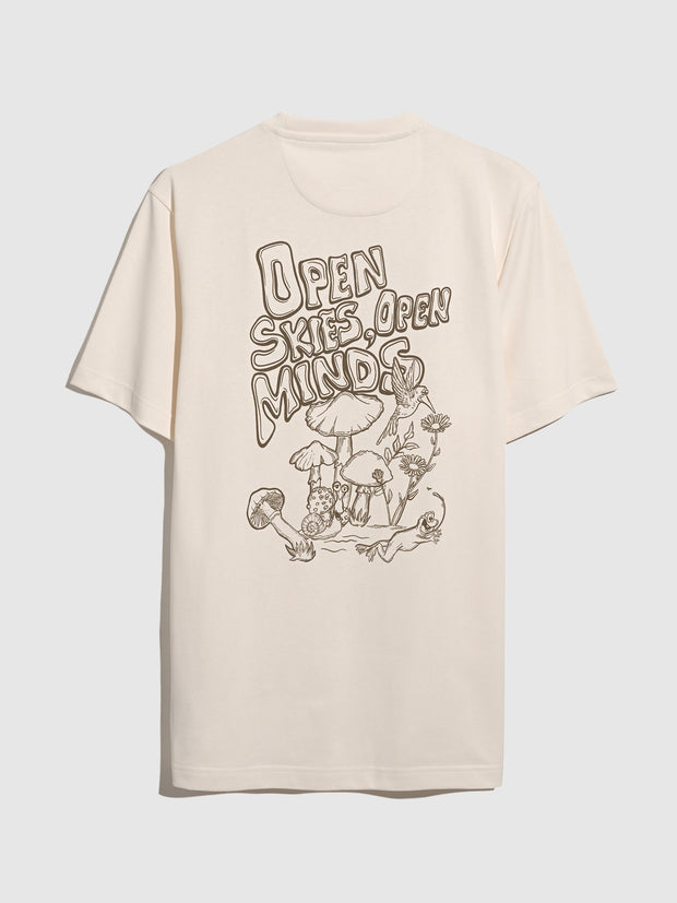 Normanton Graphic T-Shirt In Ecru