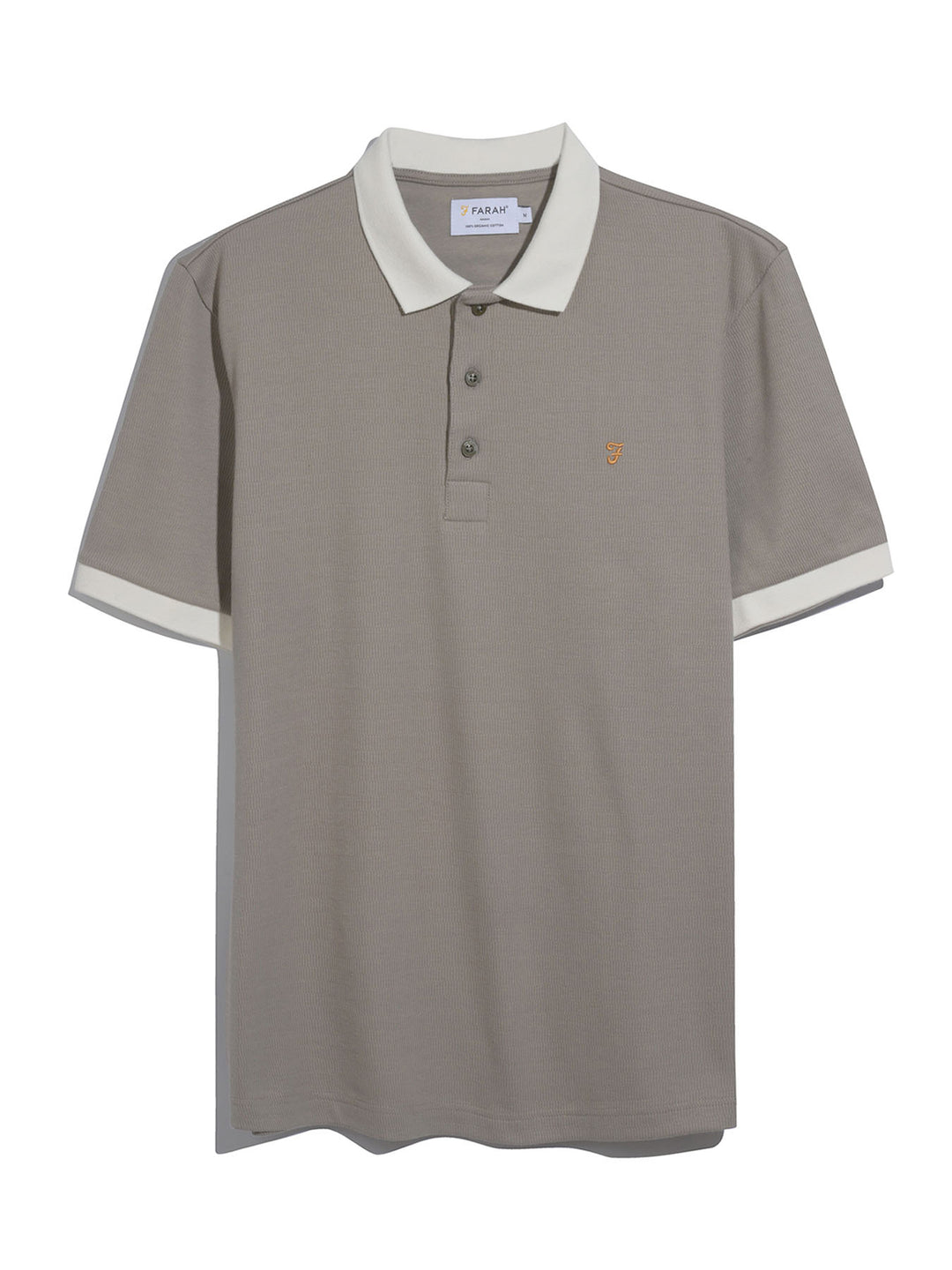 Clement Polo Shirt In Grey | Farah® Online