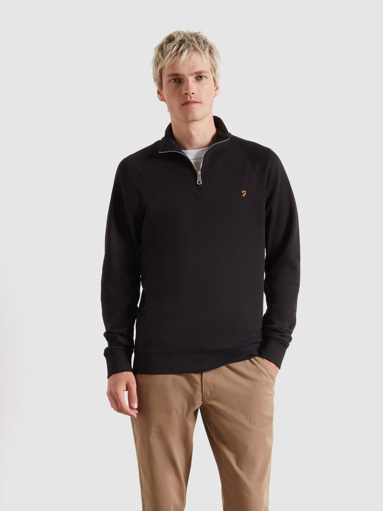 Jim Organic Cotton Quarter Zip Sweatshirt