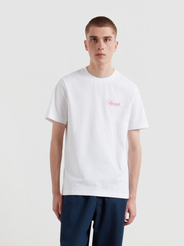 Byron Graphic T-Shirt (White) Front